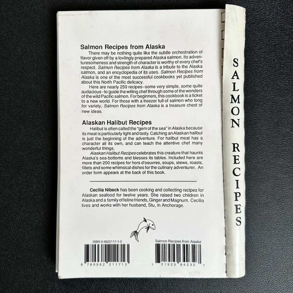 Salmon Recipes from Alaska Cookbook by Cecilia G Nibeck, Rare Blue Cover Edition - Picture 8 of 8